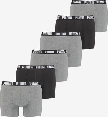 PUMA Boxershorts in Grijs: voorkant