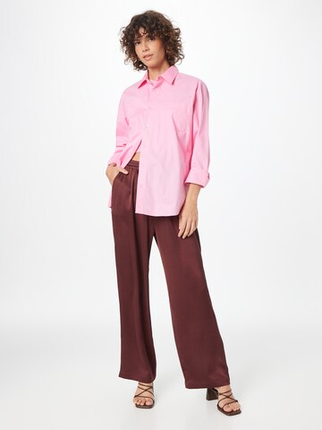 Soft Rebels Loosefit Broek 'Harlow' in Bruin