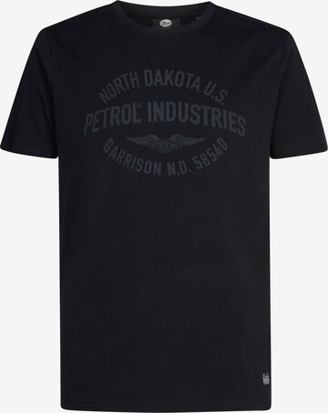 Petrol Industries T-Shirt 'Stanley' in Schwarz: predná strana