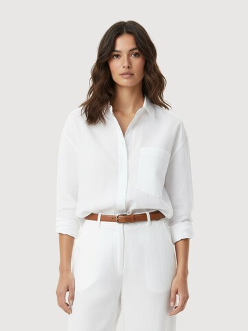 T-shirt 'Luna' WEARABLE STORIES en blanc : devant