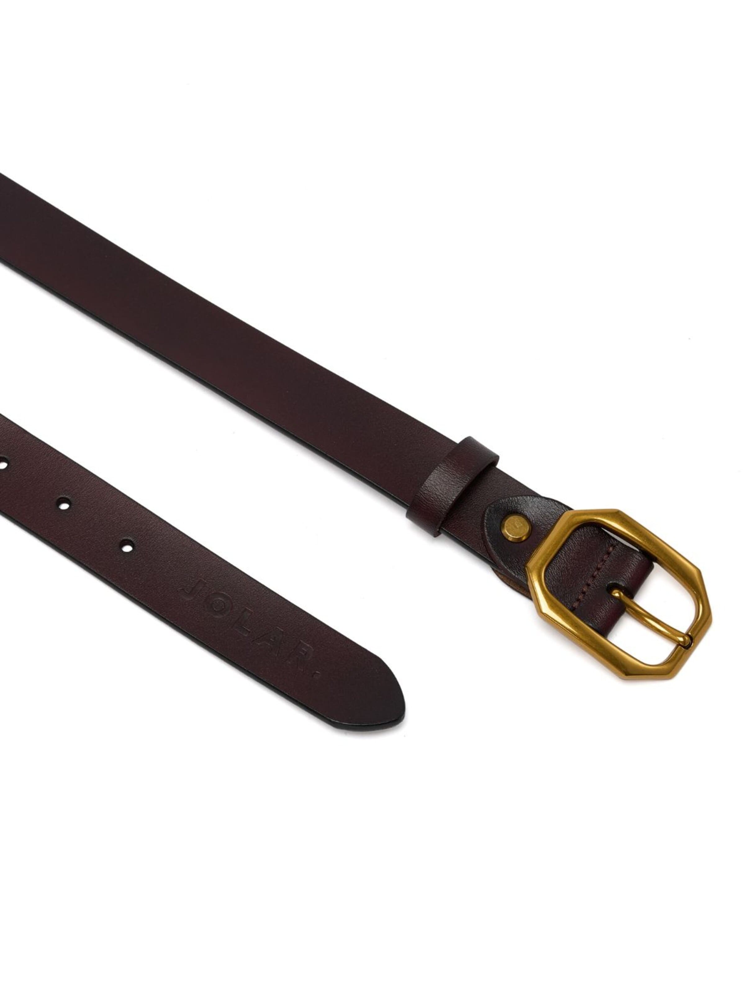 jolar Belt 'ELEGENT GOLD' in Brown
