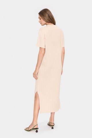 SAINT TROPEZ Knit dress 'Fumiko' in Beige