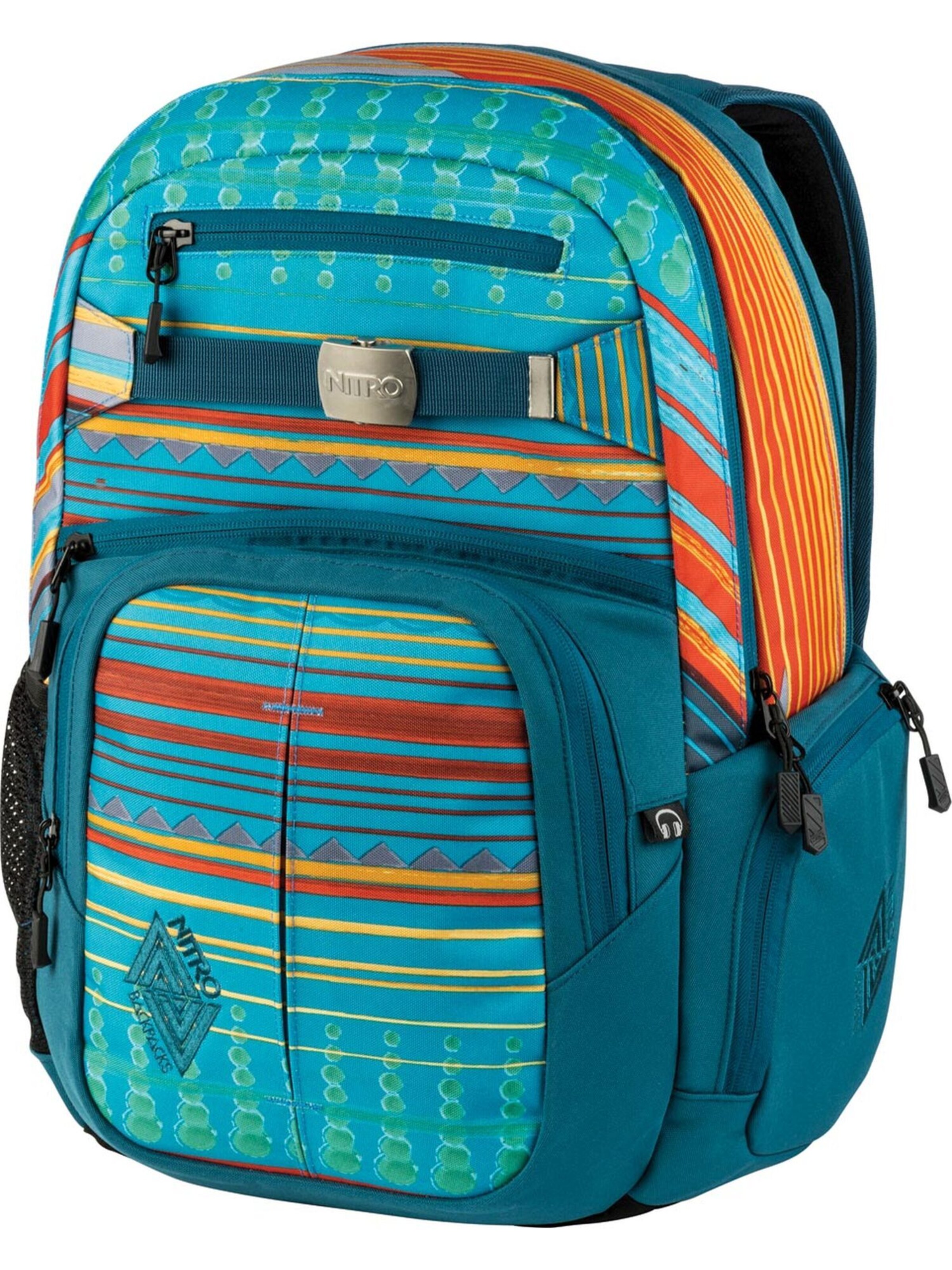 NitroBags Rucksack Hero in Grün: Vorderseite
