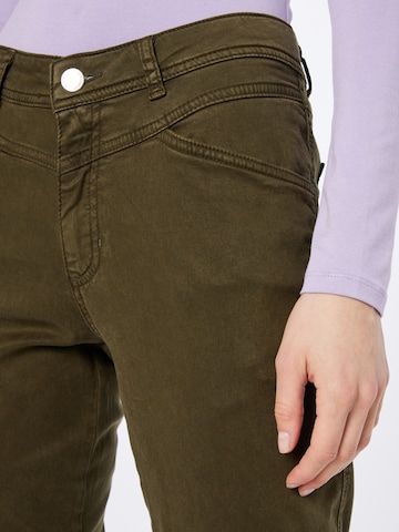 MORE & MORE Slim fit Pants in Green