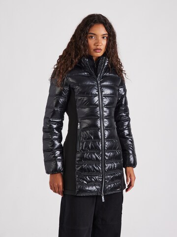 Manteau mi-saison Calvin Klein en noir : devant