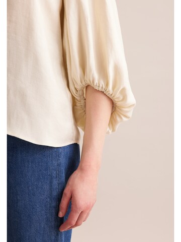 SEIDENSTICKER Blouse 'Schwarze Rose' in White