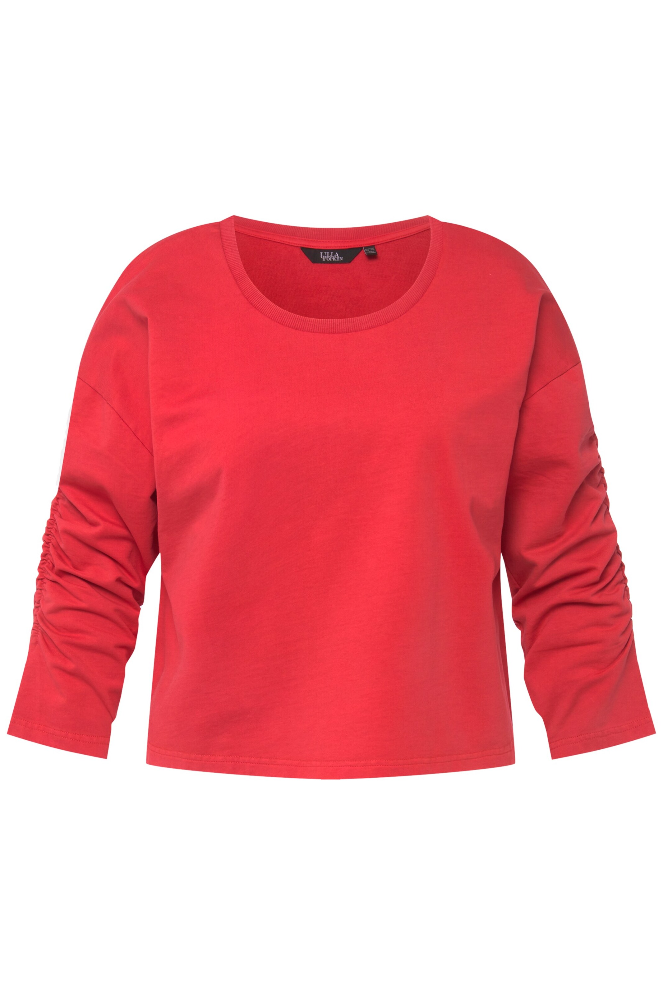 Ulla Popken Sweatshirt in Rot: Vorderseite