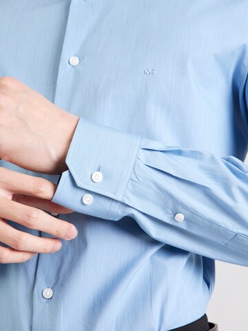 Michael Kors Slim fit Overhemd in Blauw