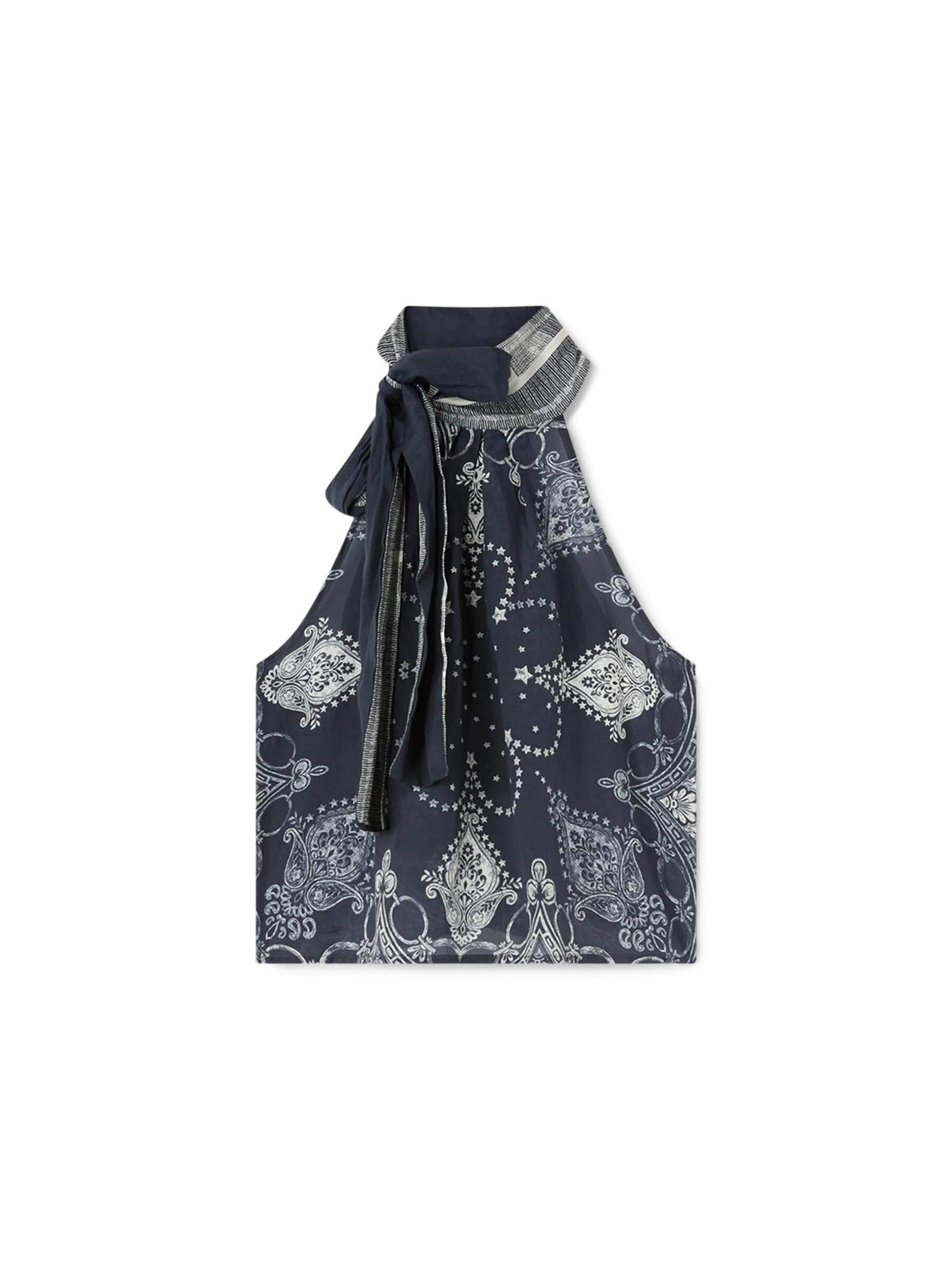 MOTIVI - Top en azul: frente