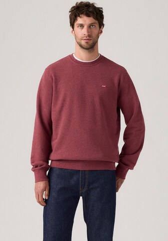LEVI'S ® Regular Fit Sweatshirt in Rot: Vorderseite