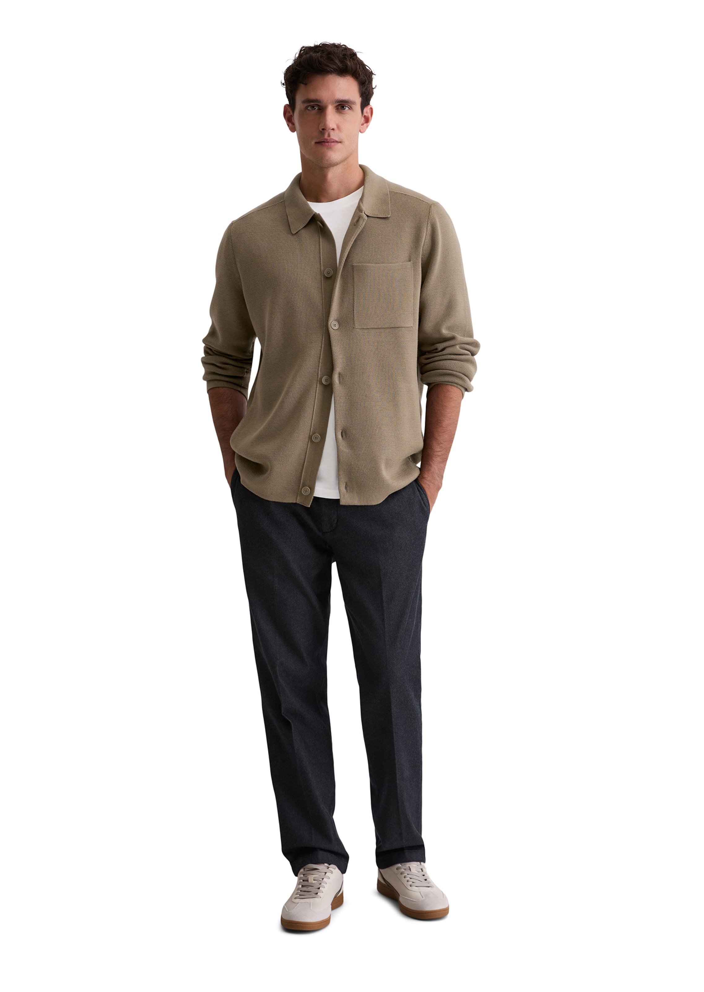 Marc O'Polo Knit cardigan in Brown