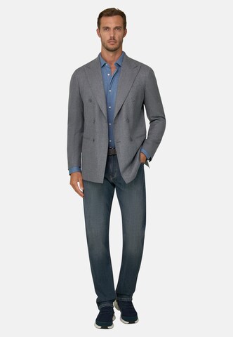 Boggi Milano Regular fit Colbert in Grijs: voorkant