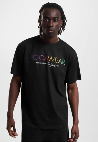 ROCAWEAR Shirt 'Lamont' in Zwart: voorkant