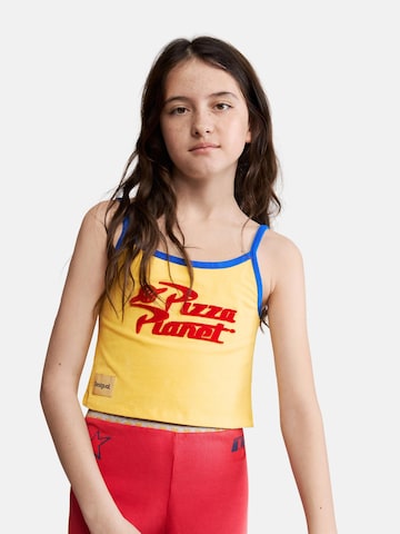 T-Shirt 'Toy Story™ strappy' Desigual en jaune : devant