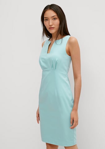 COMMA Εφαρμοστό φόρεμα σε μπλε: μπροστά