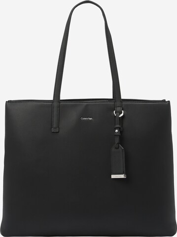 Cabas Calvin Klein en noir : devant