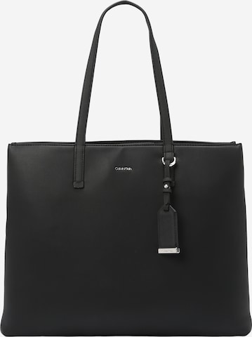 Cabas Calvin Klein en noir : devant