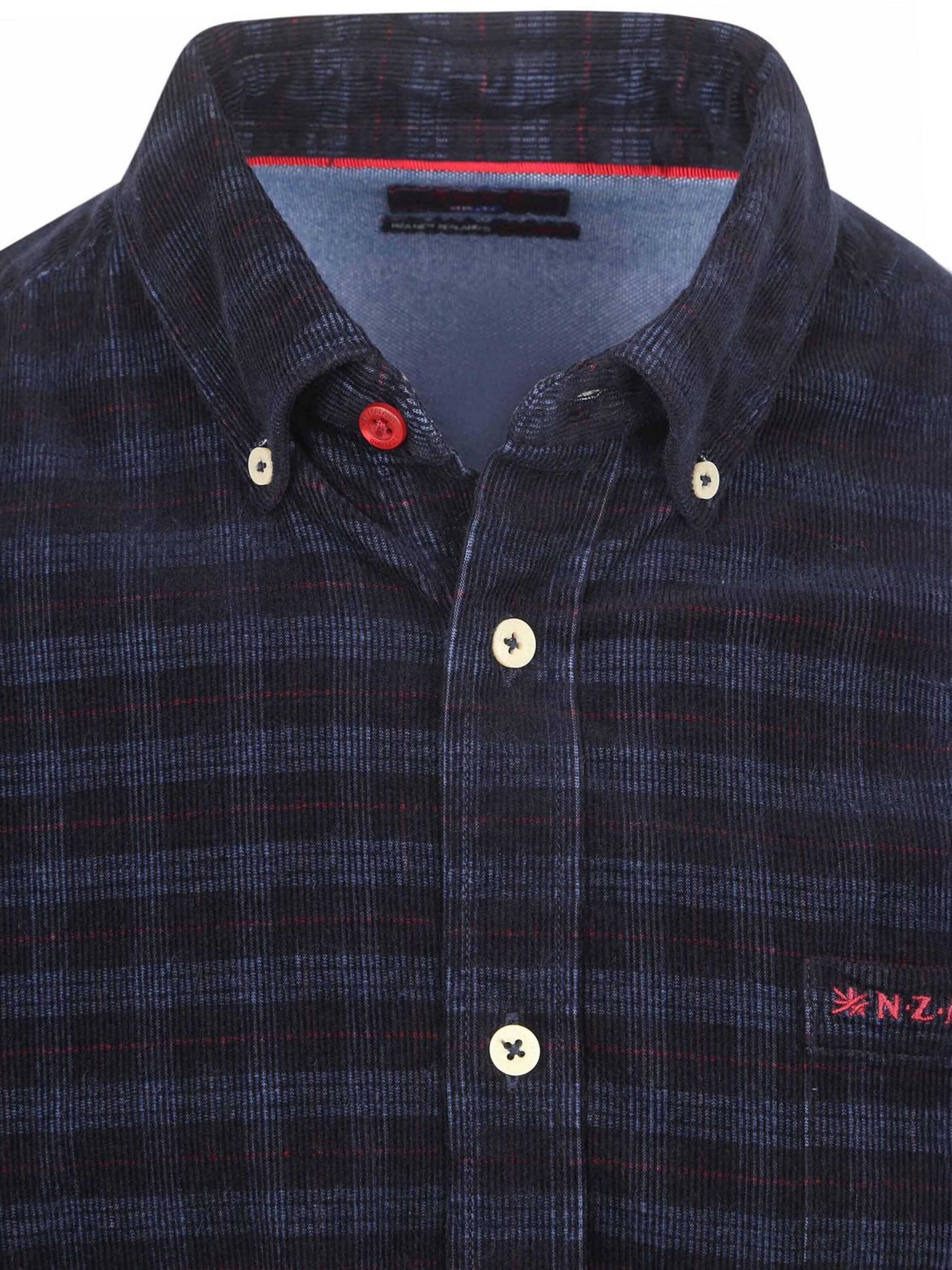 NZA New Zealand Auckland Regular fit Overhemd in Blauw