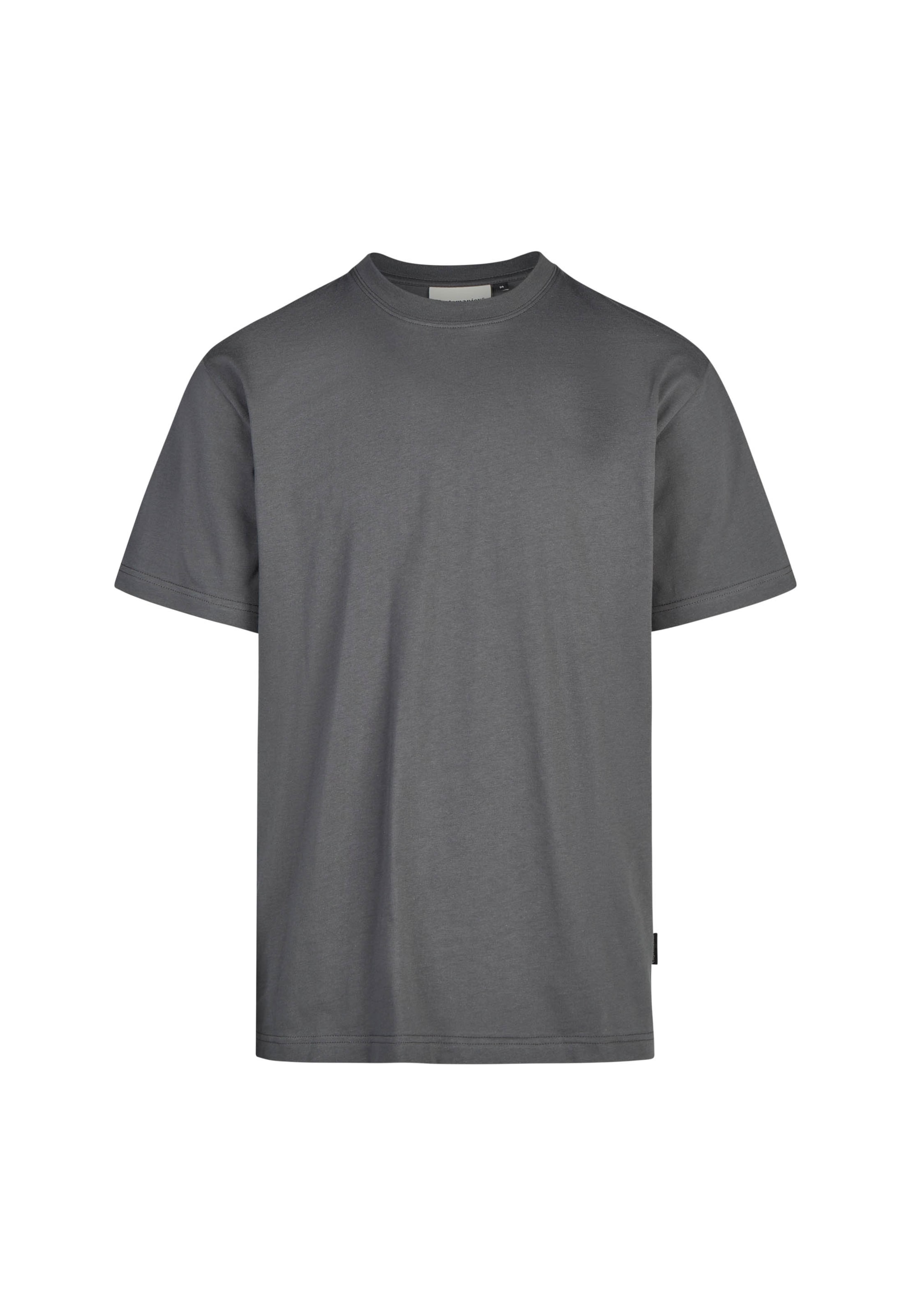 Cleptomanicx Shirt 'Classic Tee Ligull Classic' in Grey: front