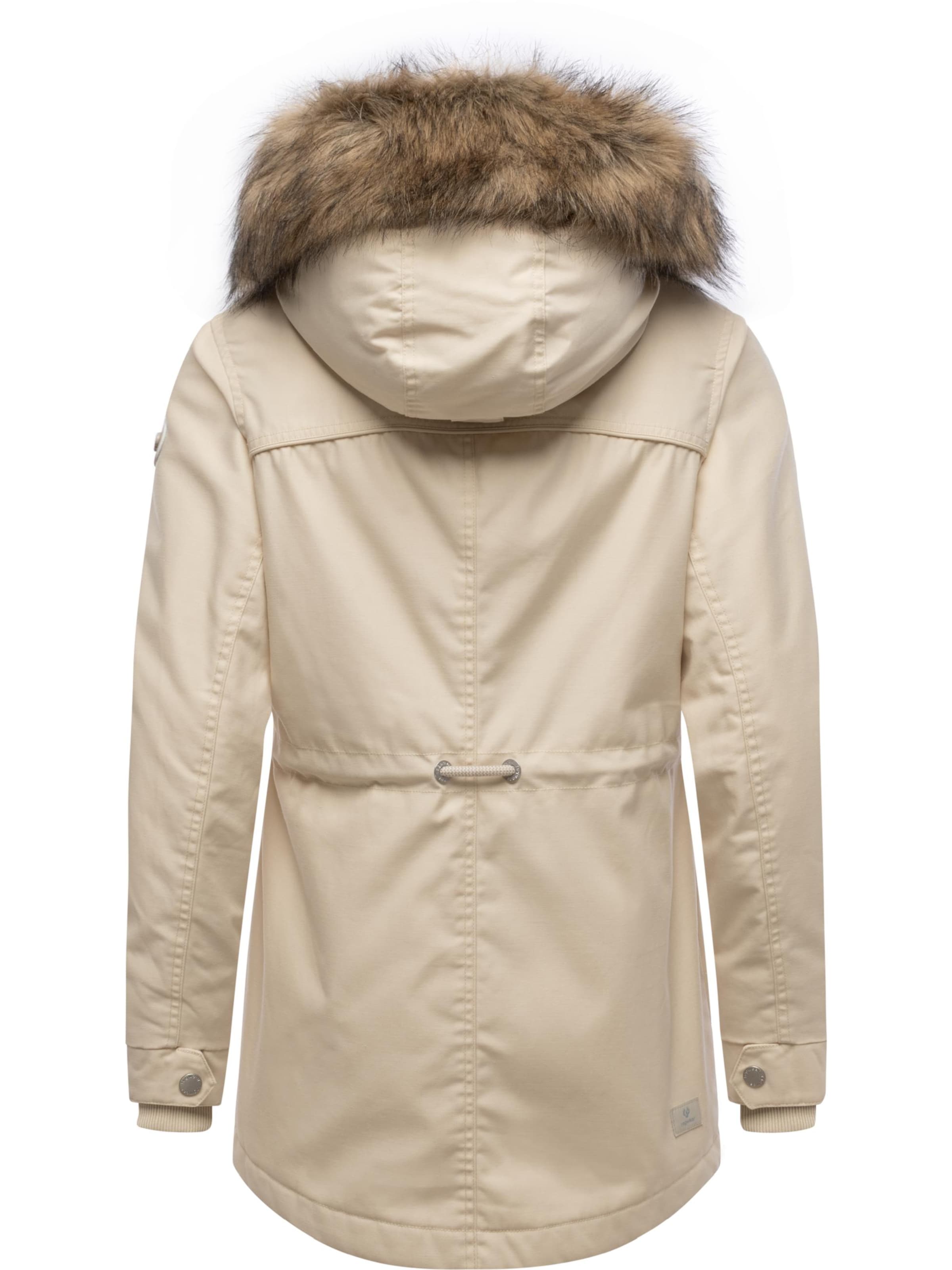 Ragwear Winterparka 'Tawny Short' in Beige