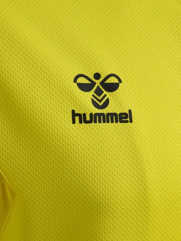 Hummel Athletic Zip-Up Hoodie 'AUTHENTIC' in Yellow