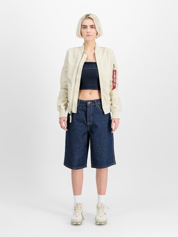 ALPHA INDUSTRIES Tussenjas 'MA-1 TT' in Wit