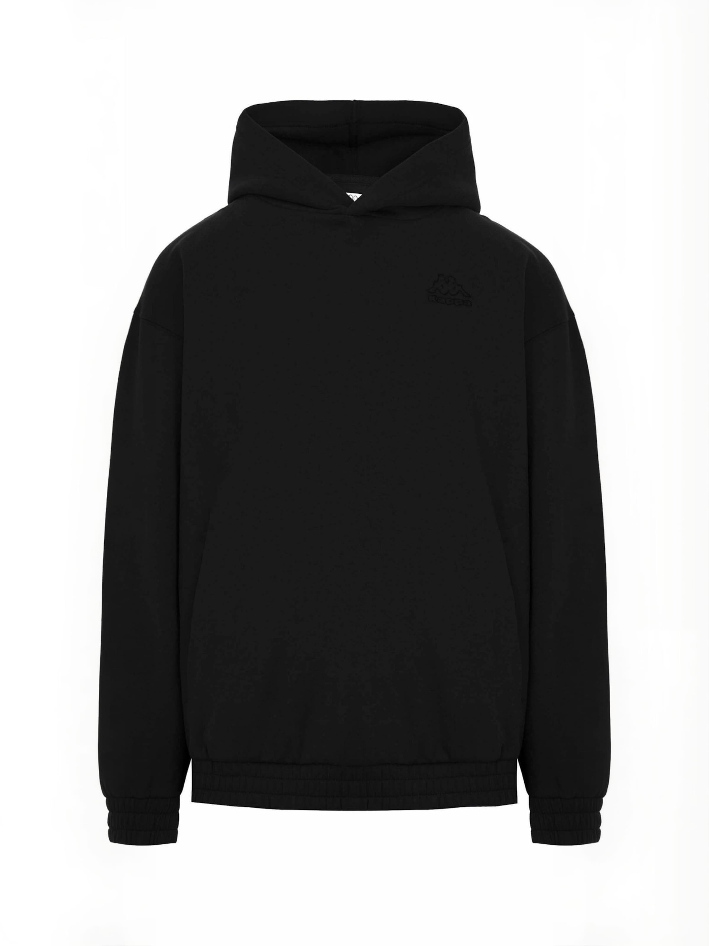KAPPA - Pullover ' Logo Soxo ' em preto: frente