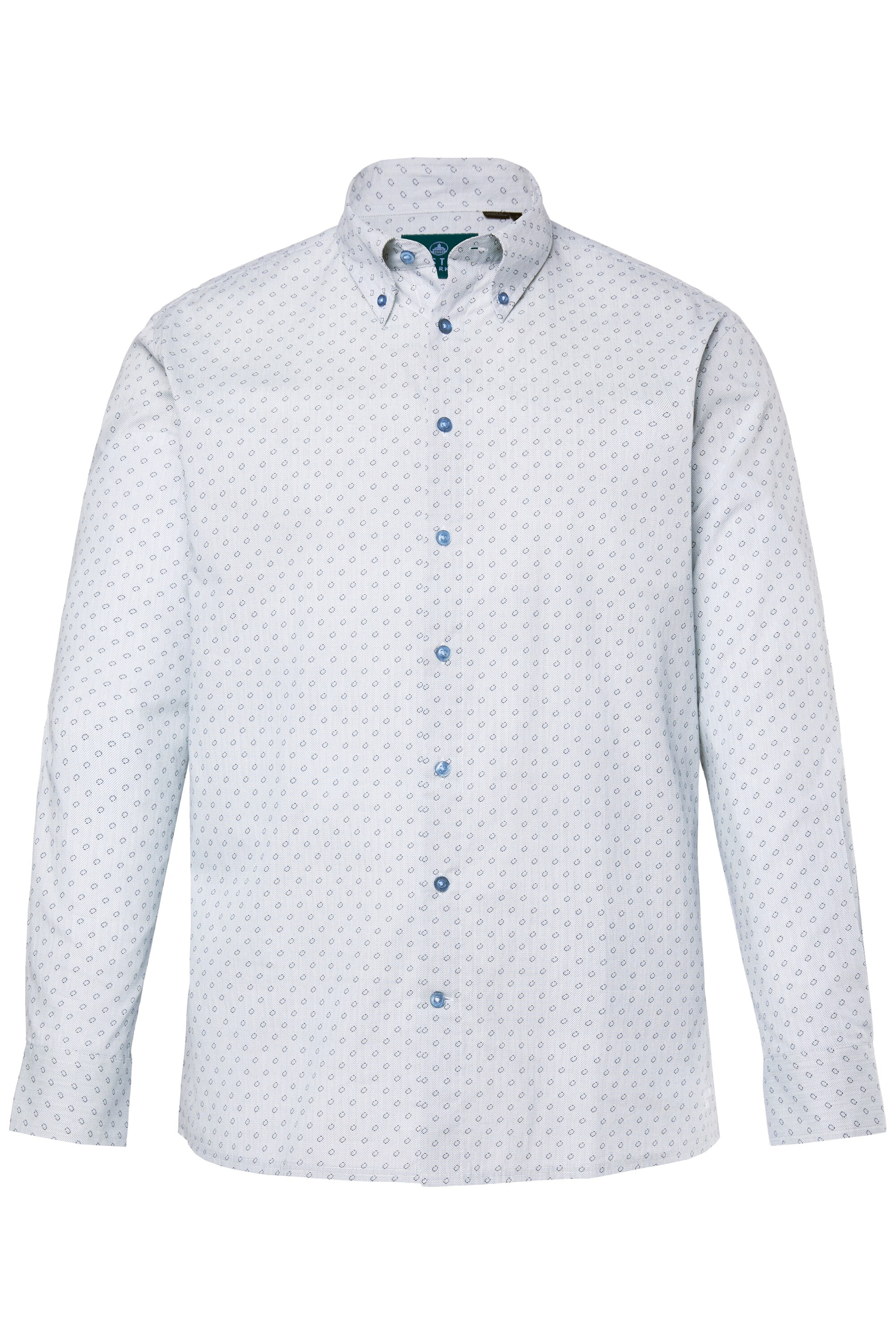 Fit confort Chemise Boston Park en bleu : devant