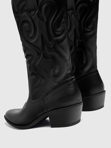 Bottes de cowboy Pull&Bear en noir