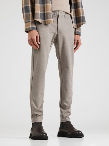 Only & Sons Slim fit Chino trousers 'ONSMark' in Brown: front