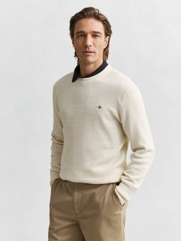 Pullover di GANT in beige: frontale