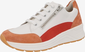 SOLIDUS Schnürschuhe 'Karma' in Orange: Vorderseite