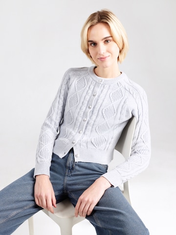 Abercrombie & Fitch Kardigán - szürke: elől