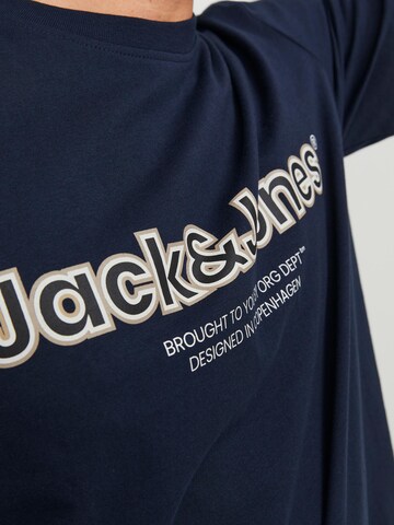 JACK & JONES T-Shirt 'LAKEWOOD' in Blau