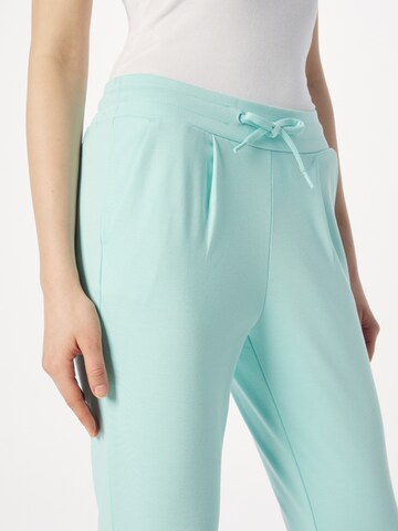 Coupe slim Pantalon 'KATE' ICHI en bleu