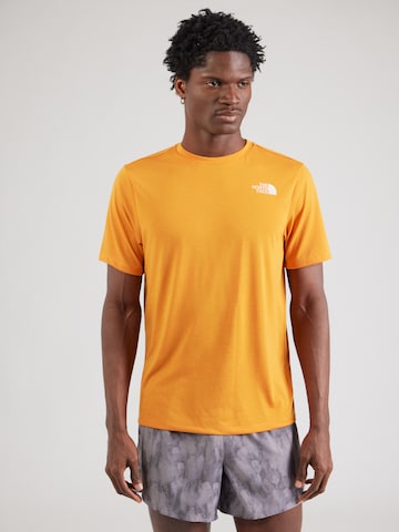 THE NORTH FACE - Camiseta funcional 'BITMAP' en naranja