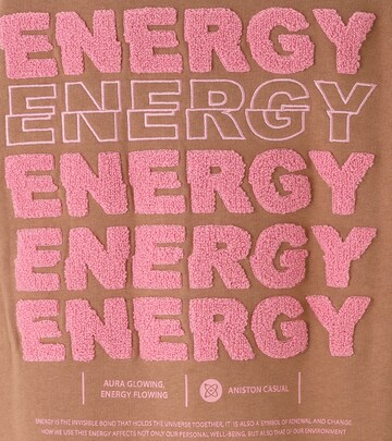 Aniston CASUAL Sweatshirt in Brown