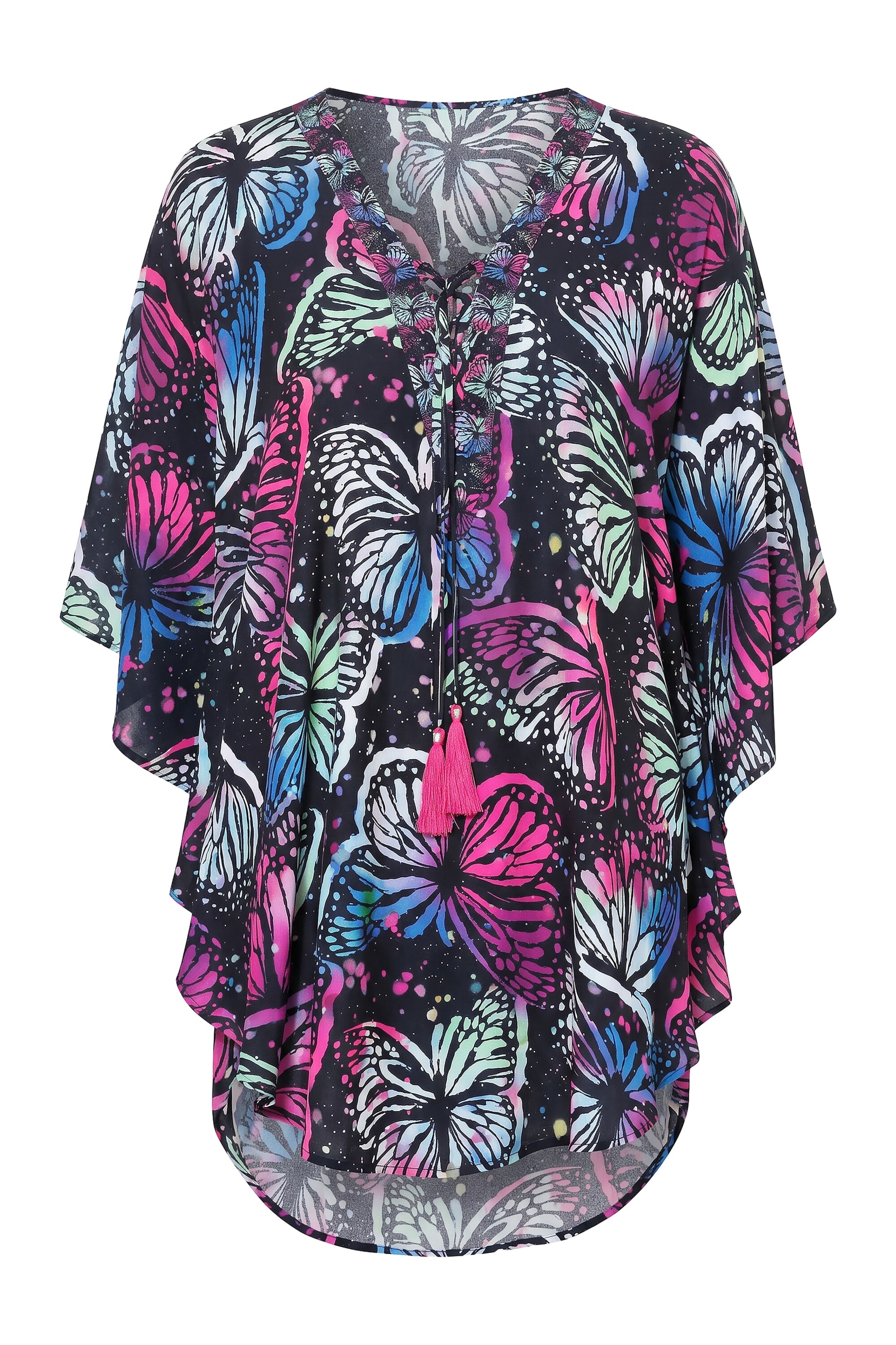 Angel of Style Tunic in Black: front