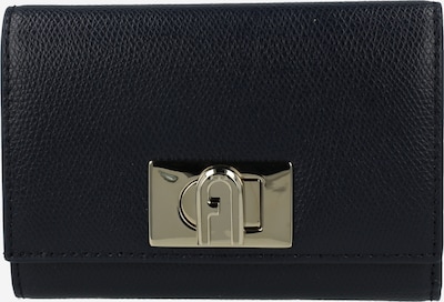 FURLA Porte-monnaies '1927' en bleu nuit / argent, Vue avec produit