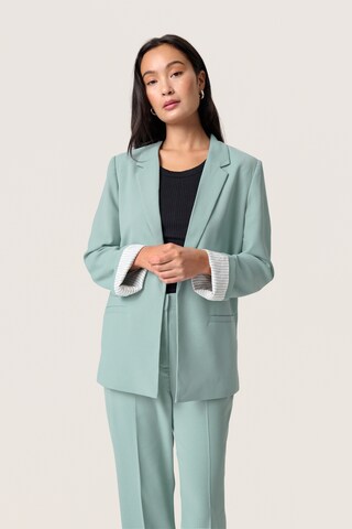 SOAKED IN LUXURY Blazer 'SLShirley' in Blue: front