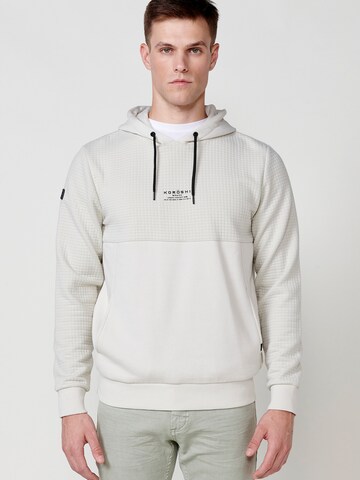 KOROSHI Sweatshirt in Beige: Vorderseite