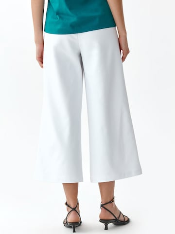 Wide Leg Pantalon 'JOKSI' TATUUM en blanc