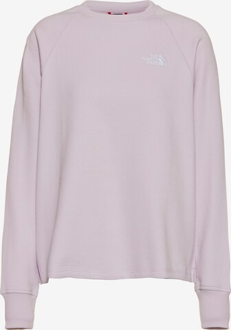 THE NORTH FACE Athletic Sweatshirt in Purple: front