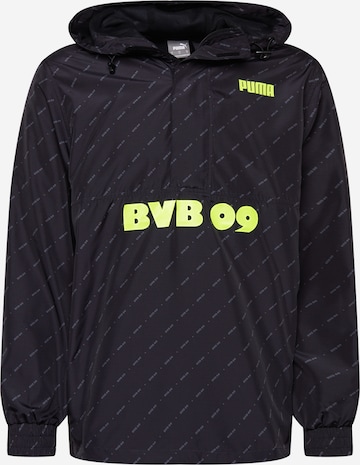 PUMA Sportjacka 'BVB' i svart: framsida