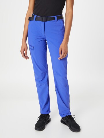 Maier Sports Regular Outdoor Pants 'Lulaka' in Blue: front