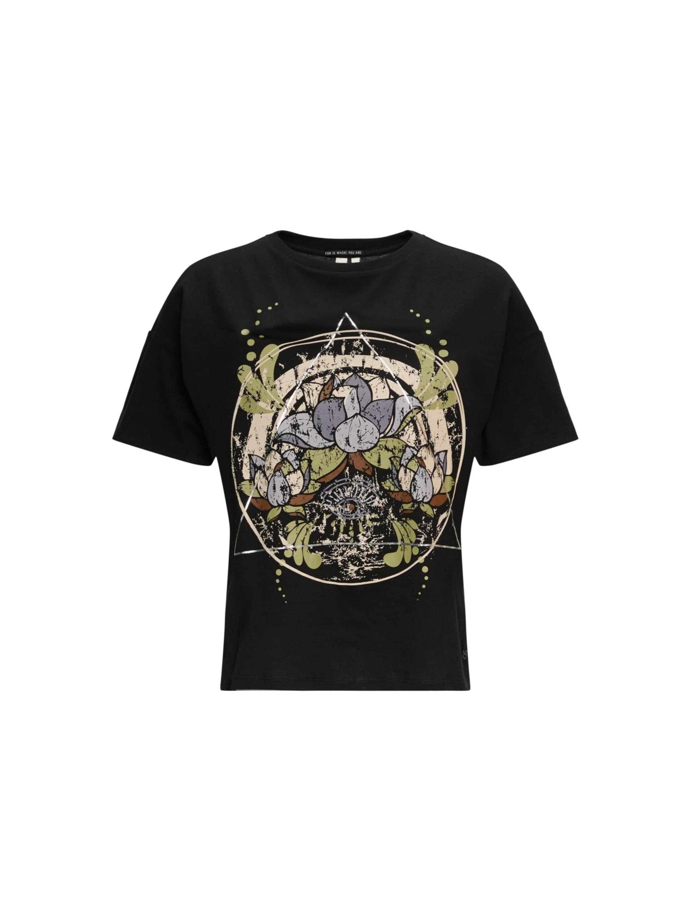 QS Shirt in M in de kleur Zwart, Productweergave