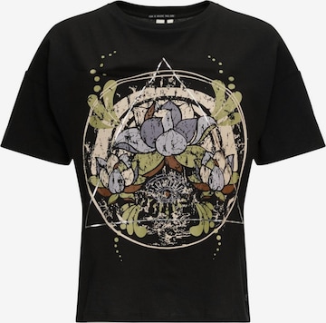 QS Shirt in Zwart: voorkant