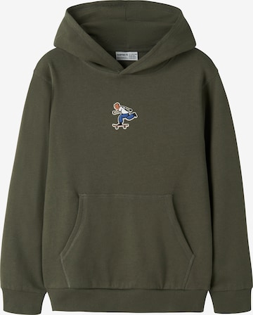 Sweat 'NKMNEO' NAME IT en vert : devant
