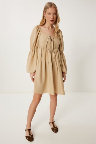 Happiness İstanbul Obleka | bež barva