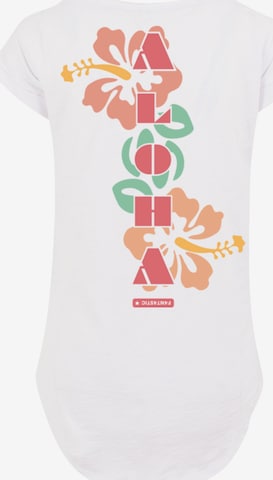 T-shirt 'Aloha' F4NT4STIC en blanc